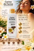 ☀️ Lait Hydratant Protège & Bronze SPF 30 – Monoï de Tahiti