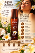 ☀️ Huile Sèche Protectrice SPF 20 – Monoï de Tahiti – 150 ml